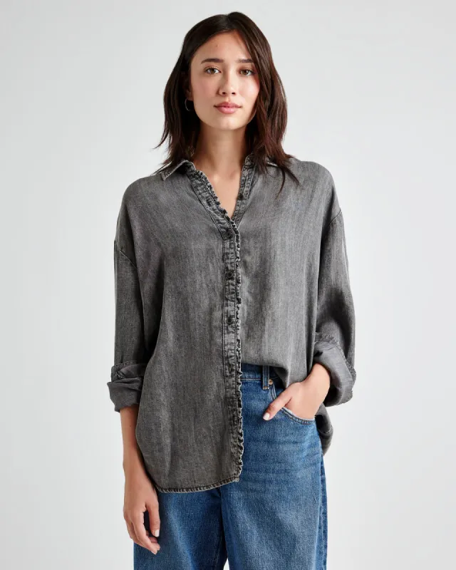 Macie Black Indigo Button Down sold by Splendid