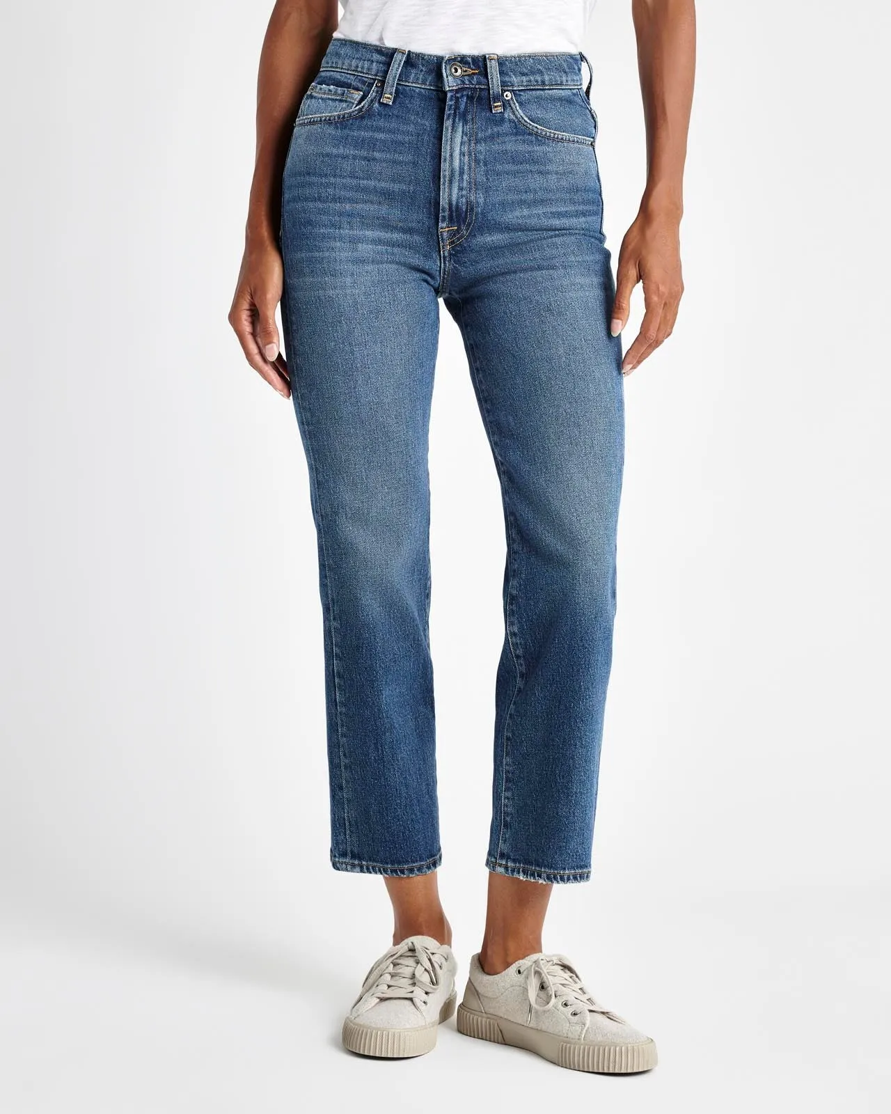 Cropped Stovepipe Jean sold by Splendid