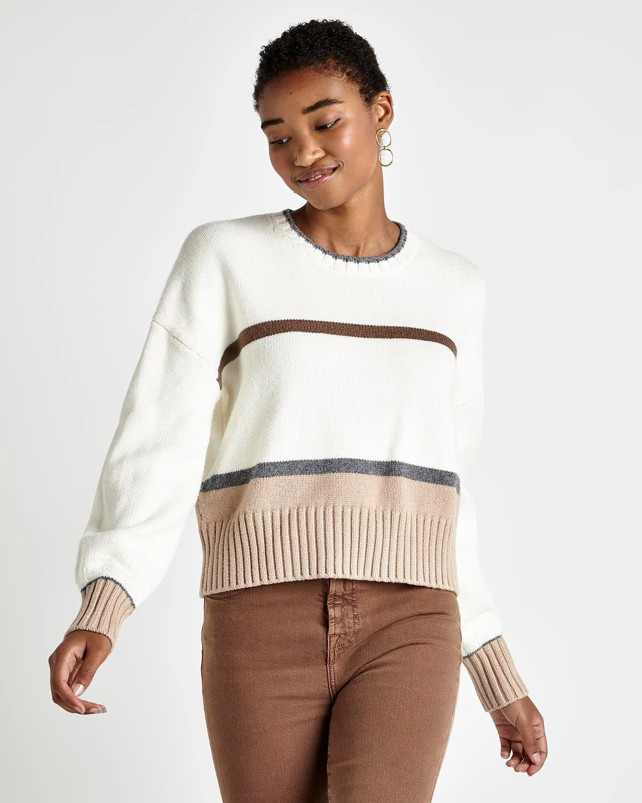Cora Stripe Sweater sold by Splendid