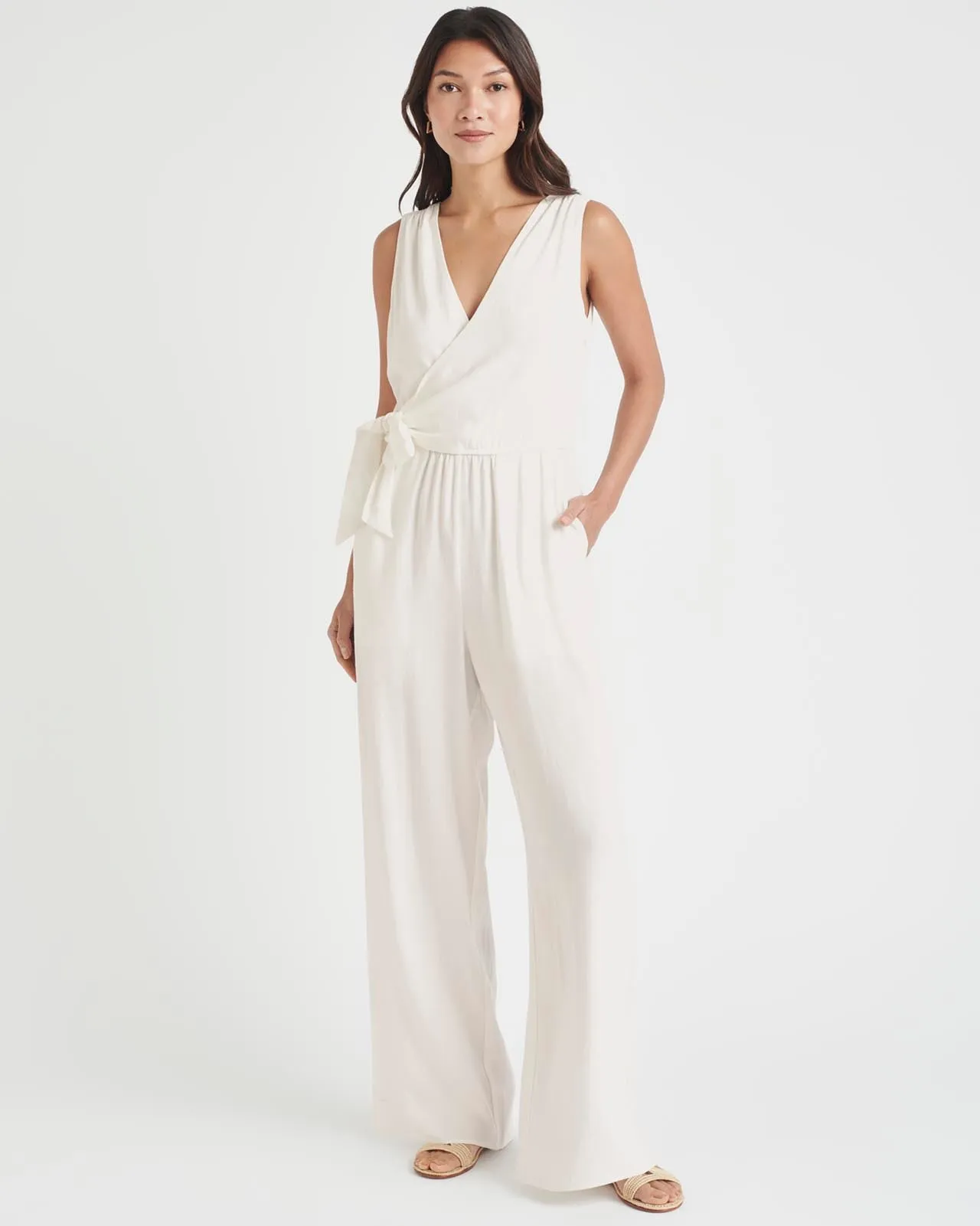 Splendid x Cella Jane Surplice Jumpsuit sold by Splendid product image thumbnail 2