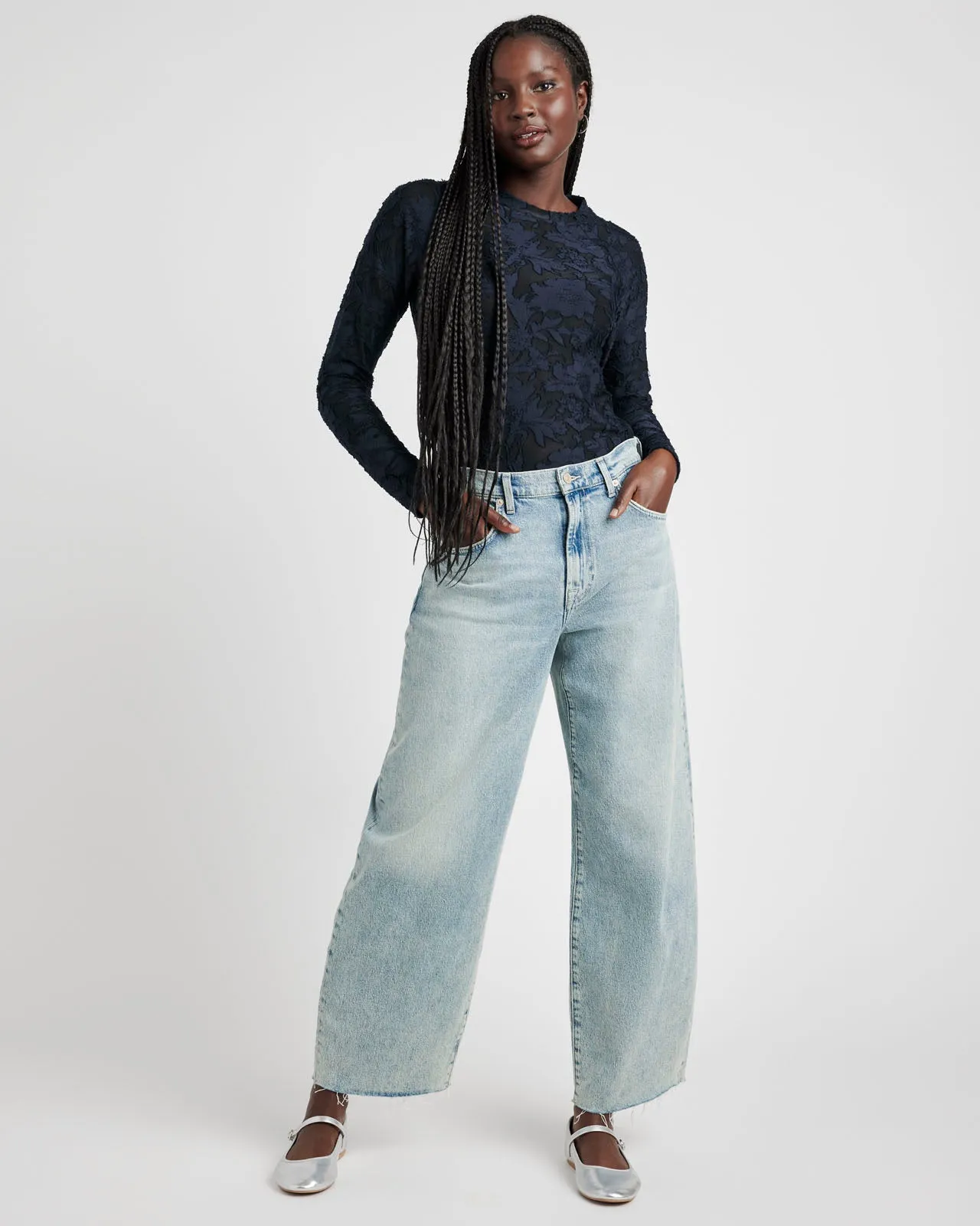 Cecelia Floral Long Sleeve Tee sold by Splendid product image thumbnail 4