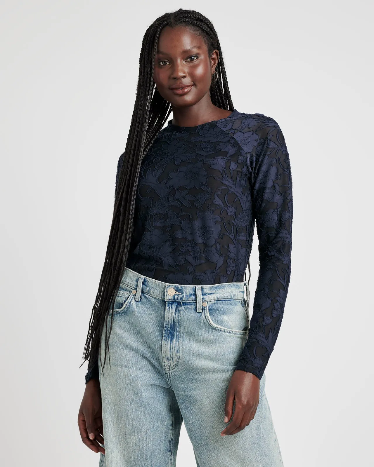 Cecelia Floral Long Sleeve Tee sold by Splendid product image thumbnail 5