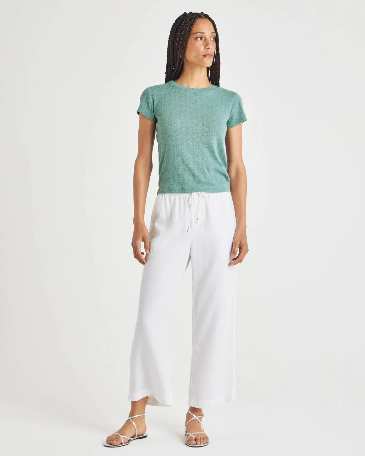 Montecito Pointelle Tee sold by Splendid product image thumbnail 2