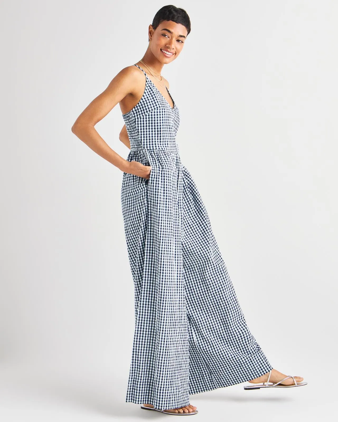 Gabrielle Gingham Jumpsuit sold by Splendid product image thumbnail 4