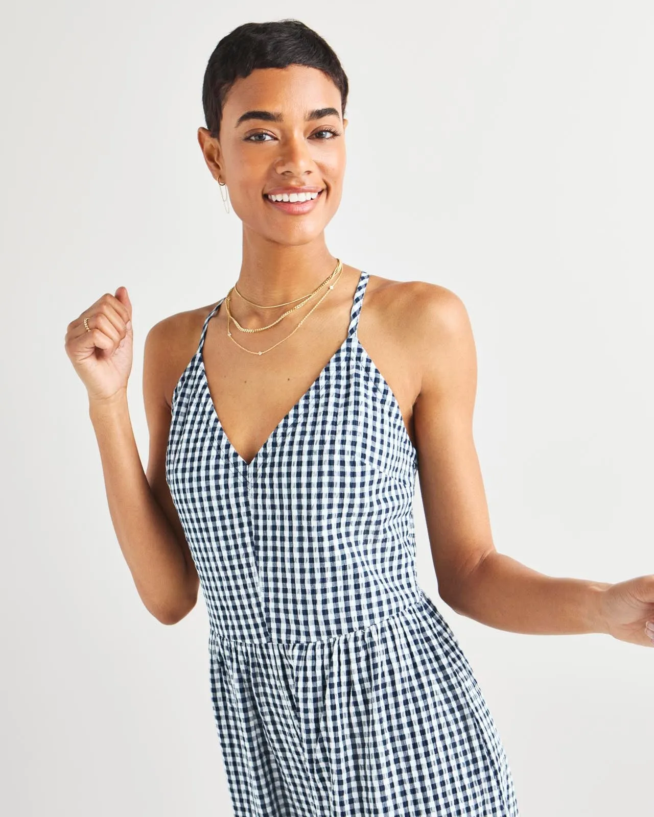 Gabrielle Gingham Jumpsuit sold by Splendid product image thumbnail 3
