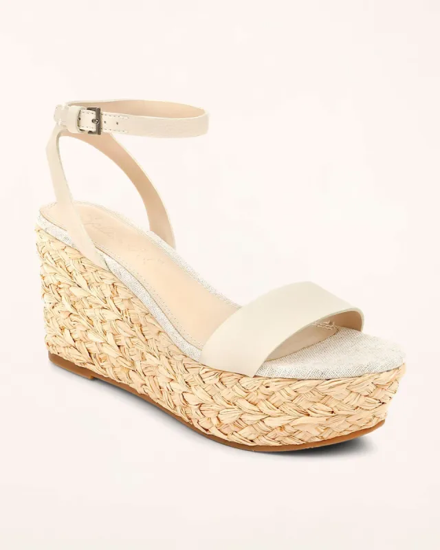 Marie Wedge in Eggshell sold by Splendid