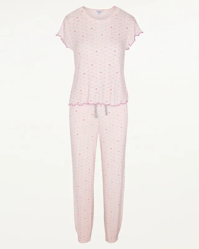 Nellie Ribbed Jogger Sleep Set sold by Splendid