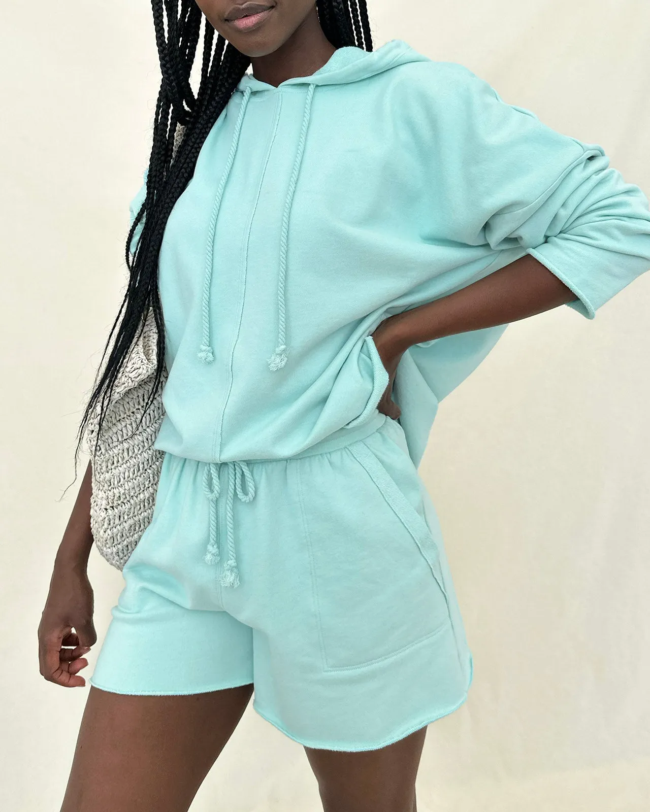 French Terry Beach Hooded Pullover sold by Splendid