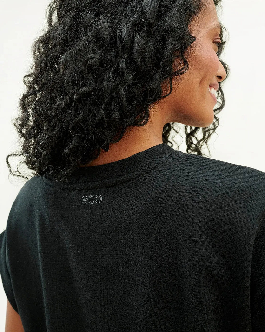 French Terry Short Sleeve Sweatshirt sold by Splendid product image thumbnail 4