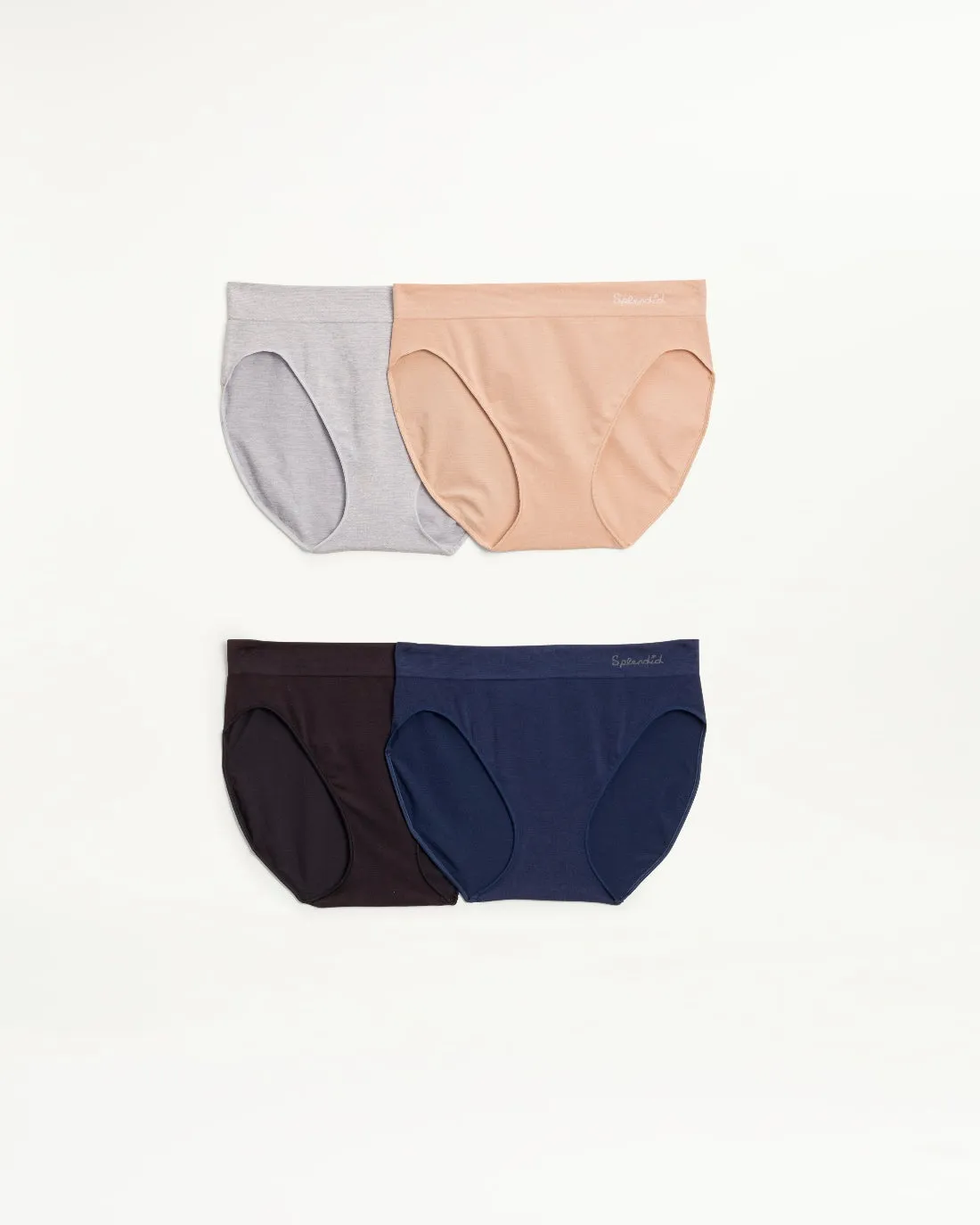 Seamless High Cut Brief - Pack of 4 sold by Splendid