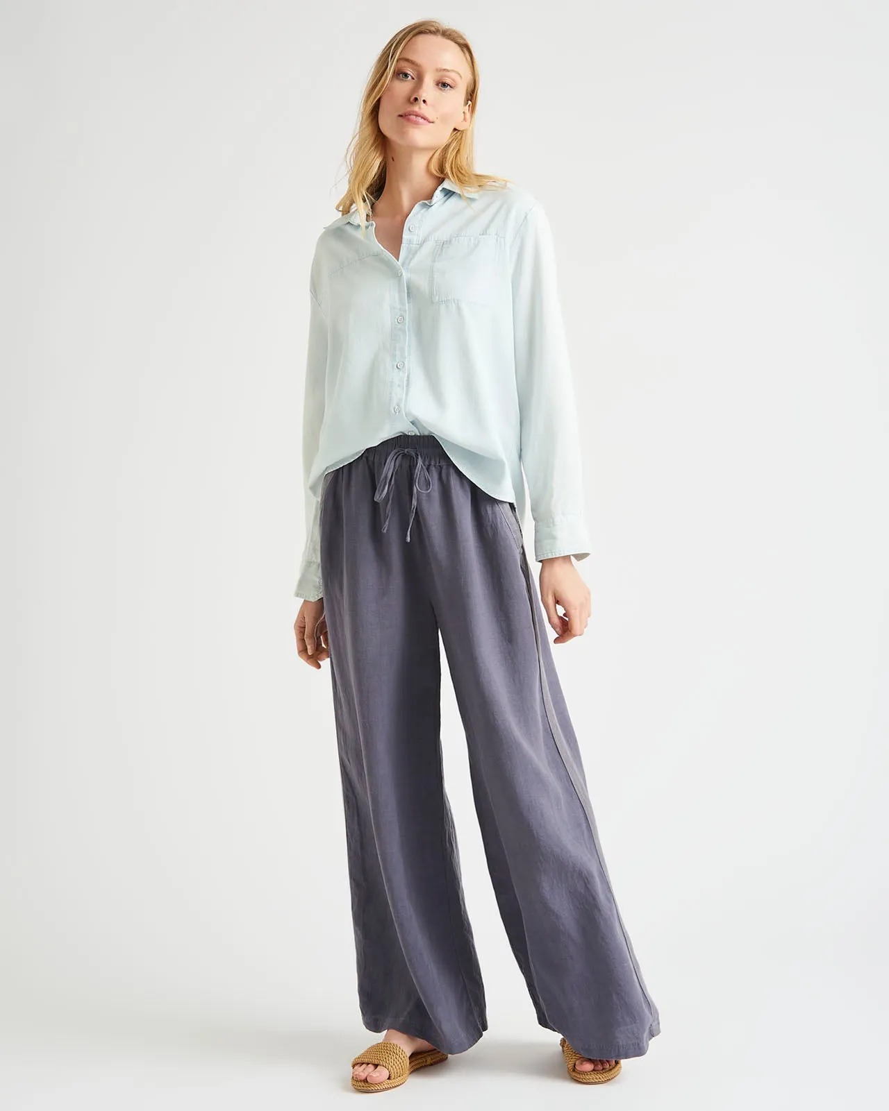 Evans Chambray Button Up Shirt sold by Splendid product image thumbnail 2