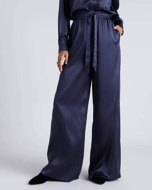 Kate Young x Splendid Silk Wide Leg Pant sold by Splendid