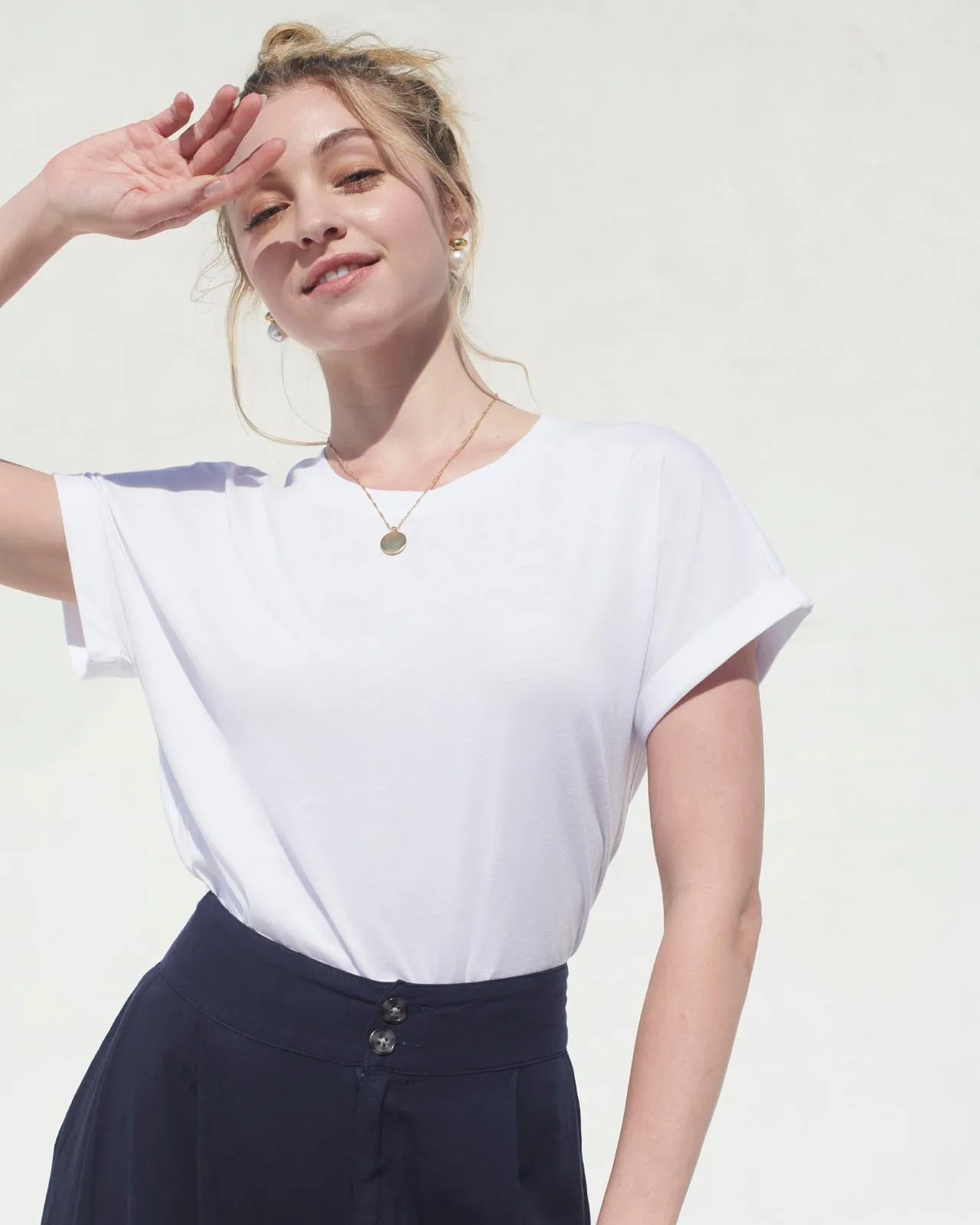 Skye Short Sleeve Tee sold by Splendid