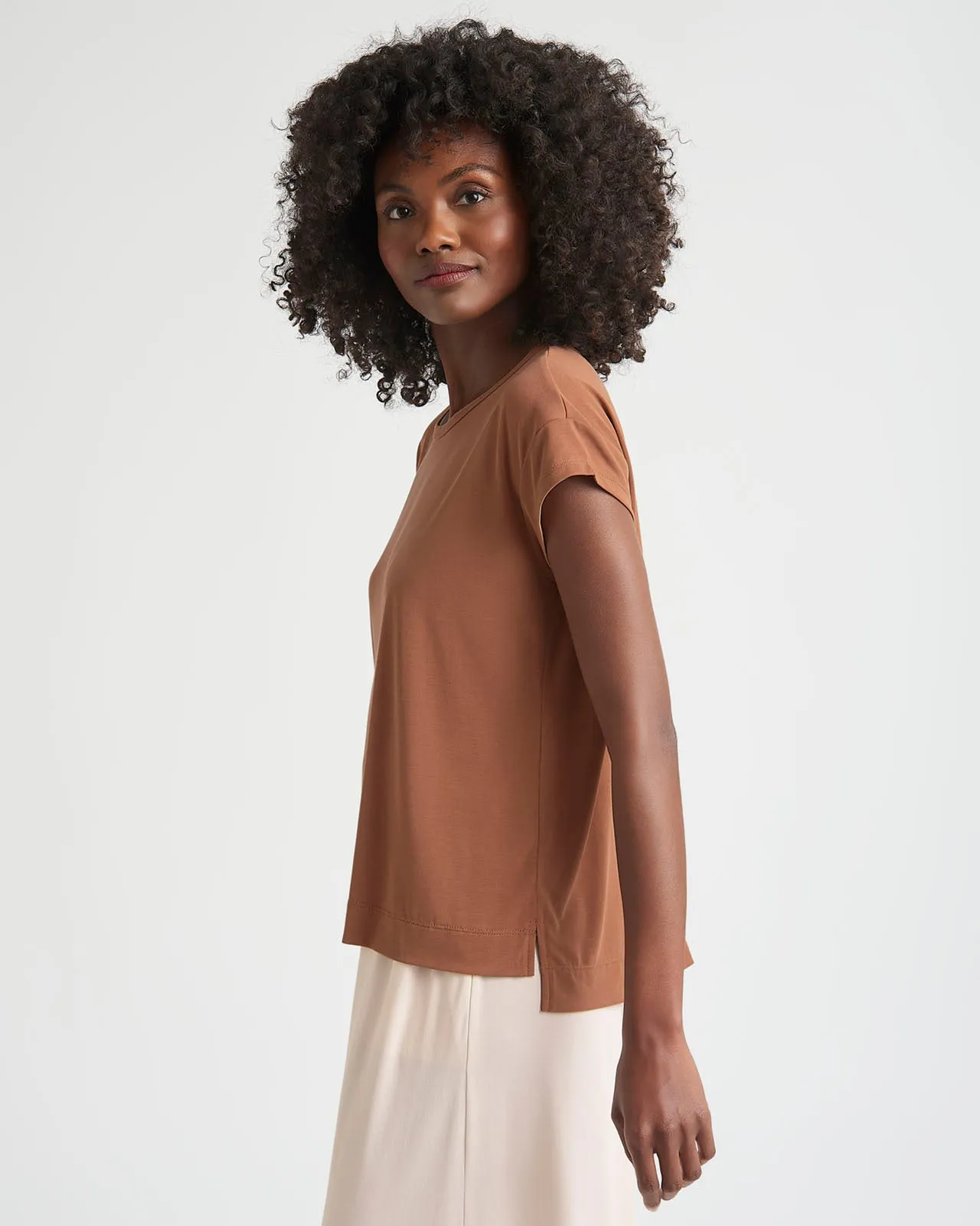 Arlo Sandwash Jersey Crewneck Tee sold by Splendid product image thumbnail 3