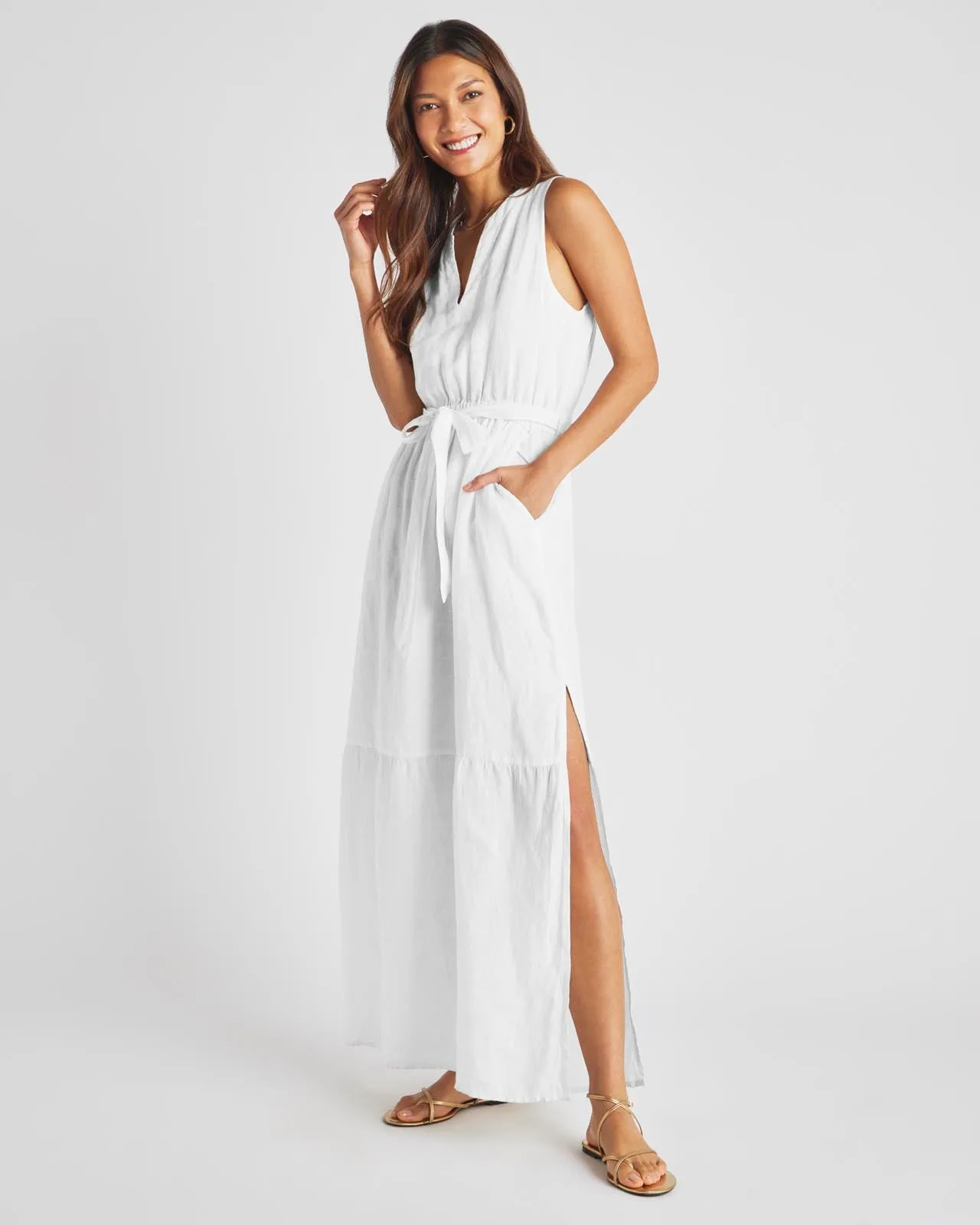 Stella Linen Maxi Dress sold by Splendid