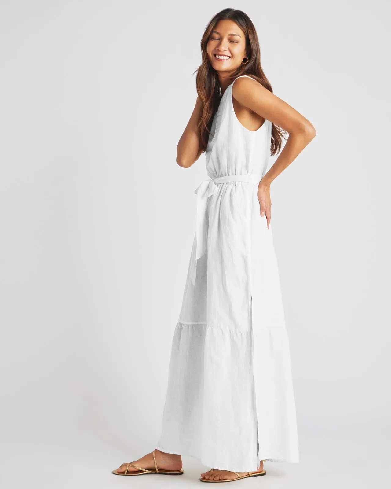 Stella Linen Maxi Dress sold by Splendid product image thumbnail 4