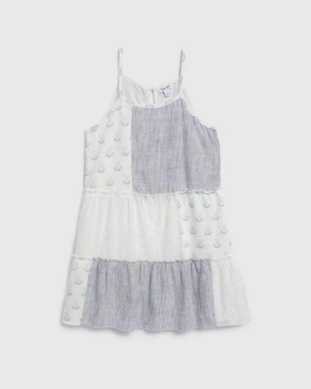 Girls Ocean Cottage Patchwork Dress sold by Splendid