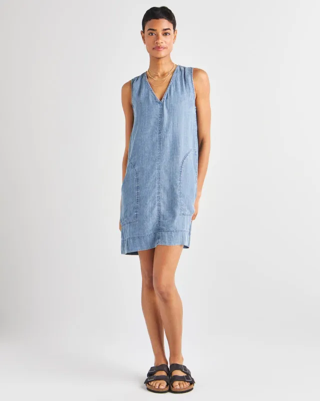 Dawson Indigo Mini Dress sold by Splendid