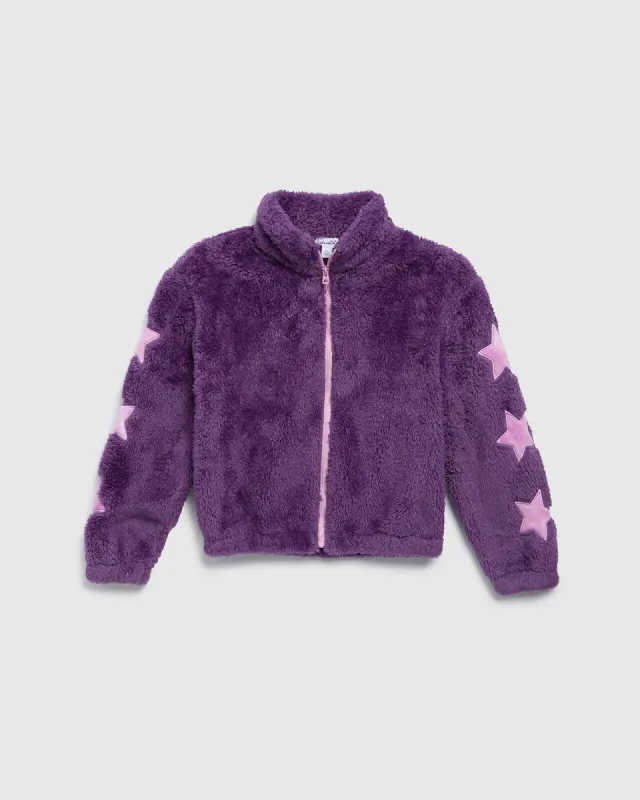 Girls Patch Sherpa Jacket sold by Splendid