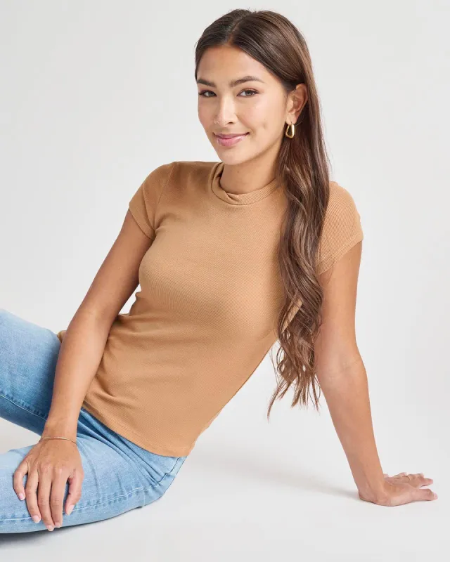 Chiara Short Sleeve Tee sold by Splendid