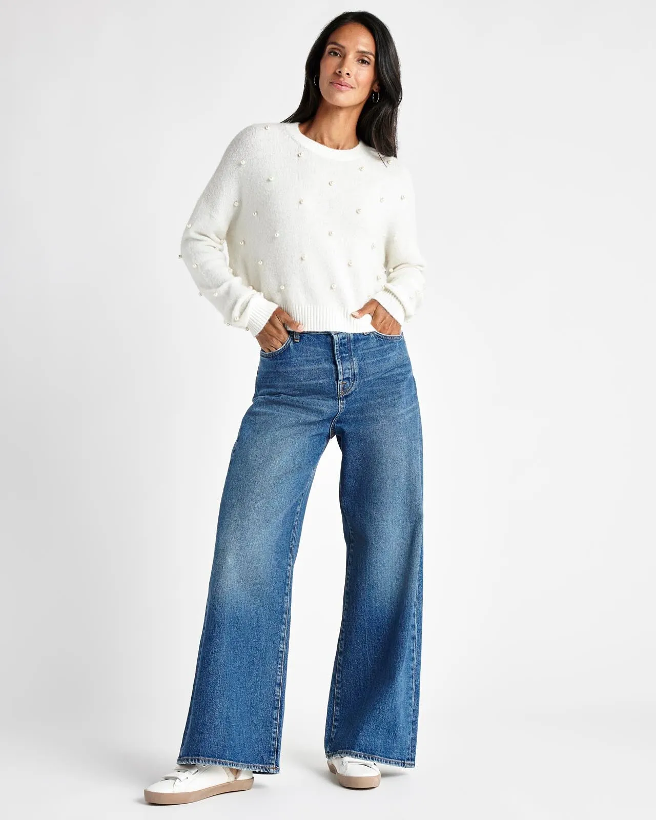 Pearl Crew Sweater sold by Splendid product image thumbnail 3