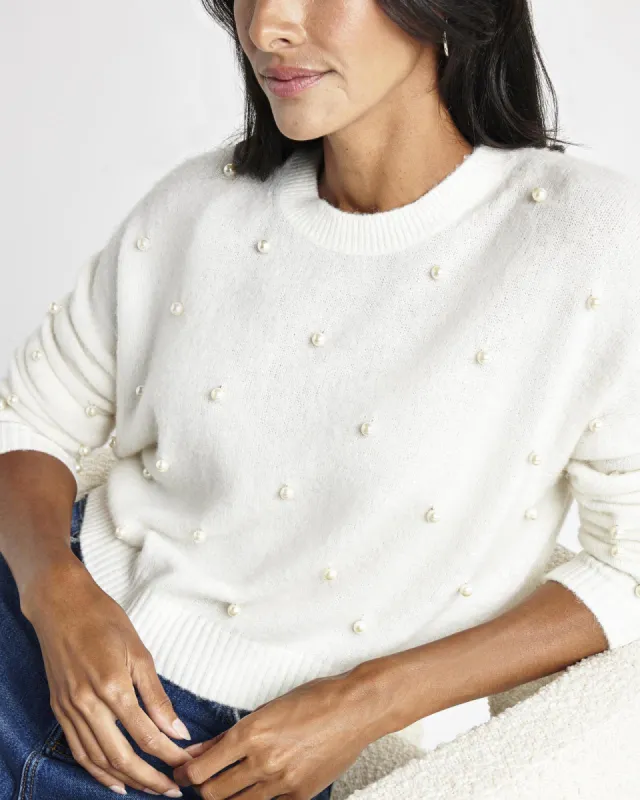 Pearl Crew Sweater sold by Splendid