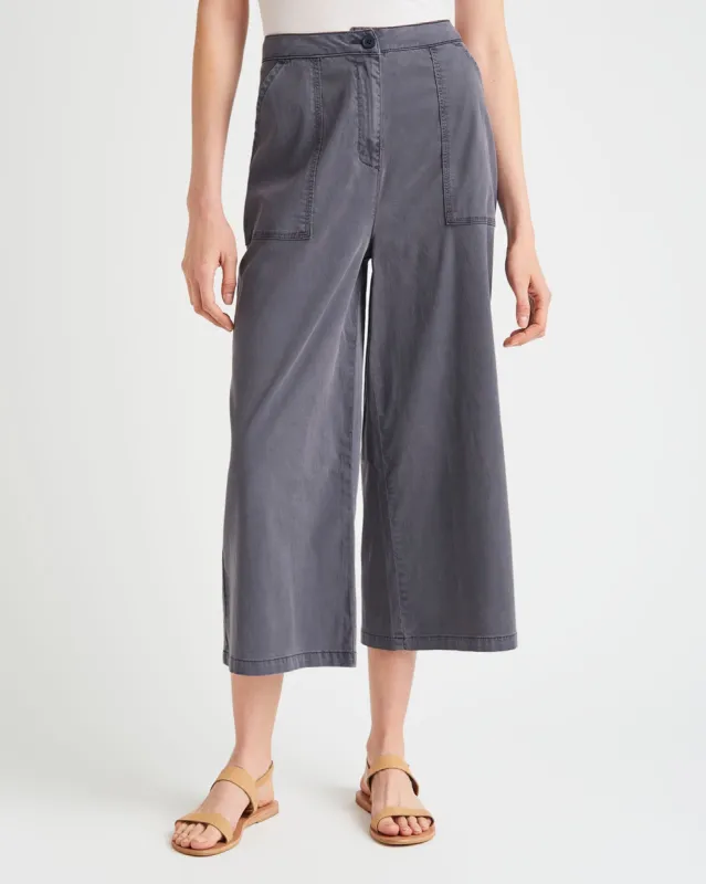 Margaret Wide Crop Trouser sold by Splendid
