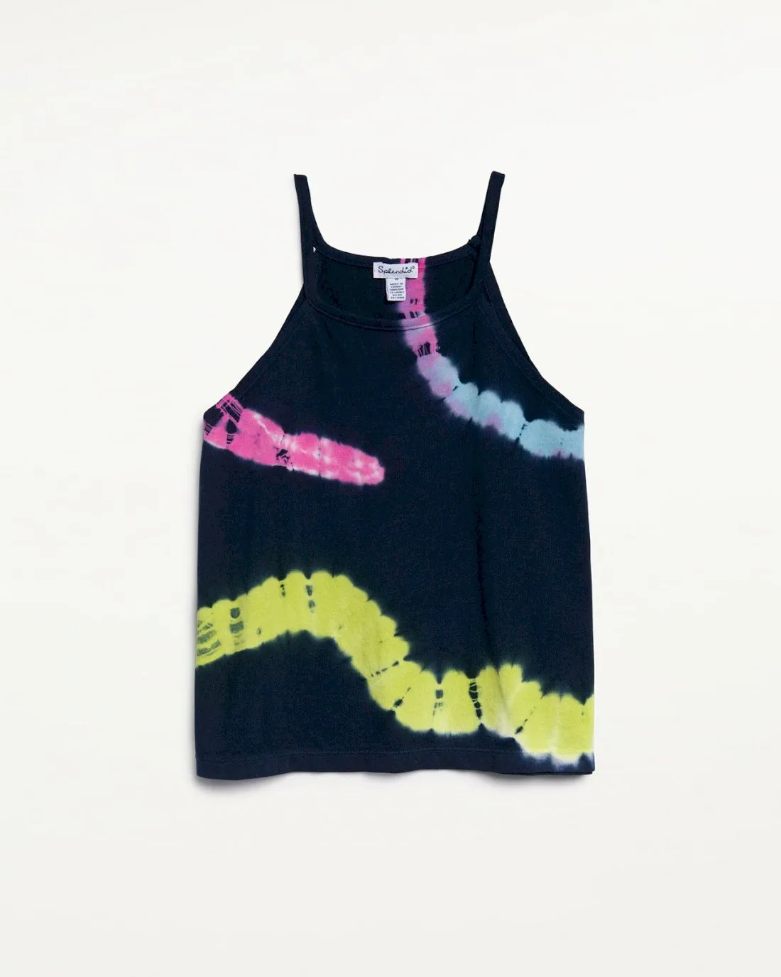 Girls Lime Tie Dye Tank sold by Splendid