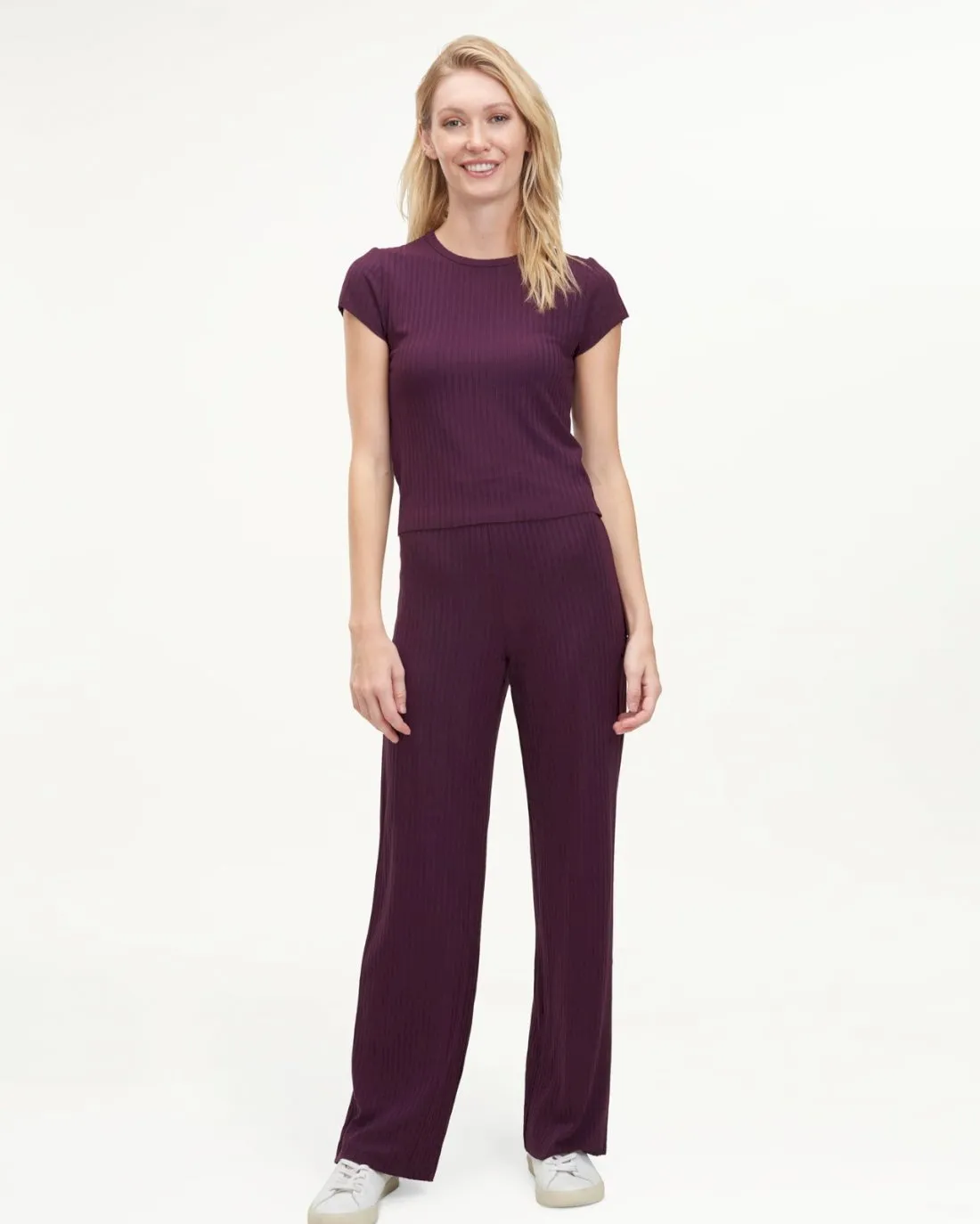 Gigi Rib Short Sleeve Tee sold by Splendid product image thumbnail 2