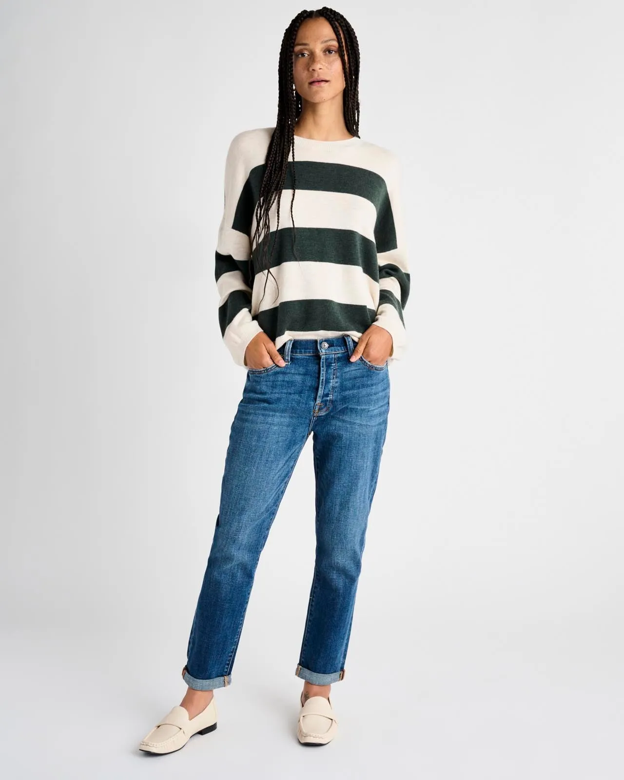 Ivy Cashblend Stripe Sweater sold by Splendid product image thumbnail 3