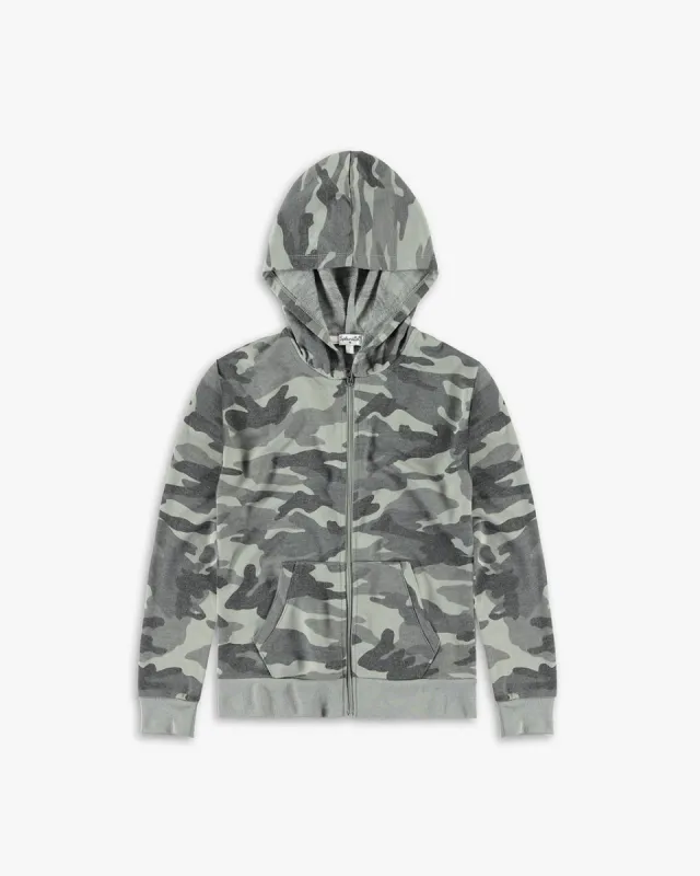Girl Camo French Terry Hoodie sold by Splendid