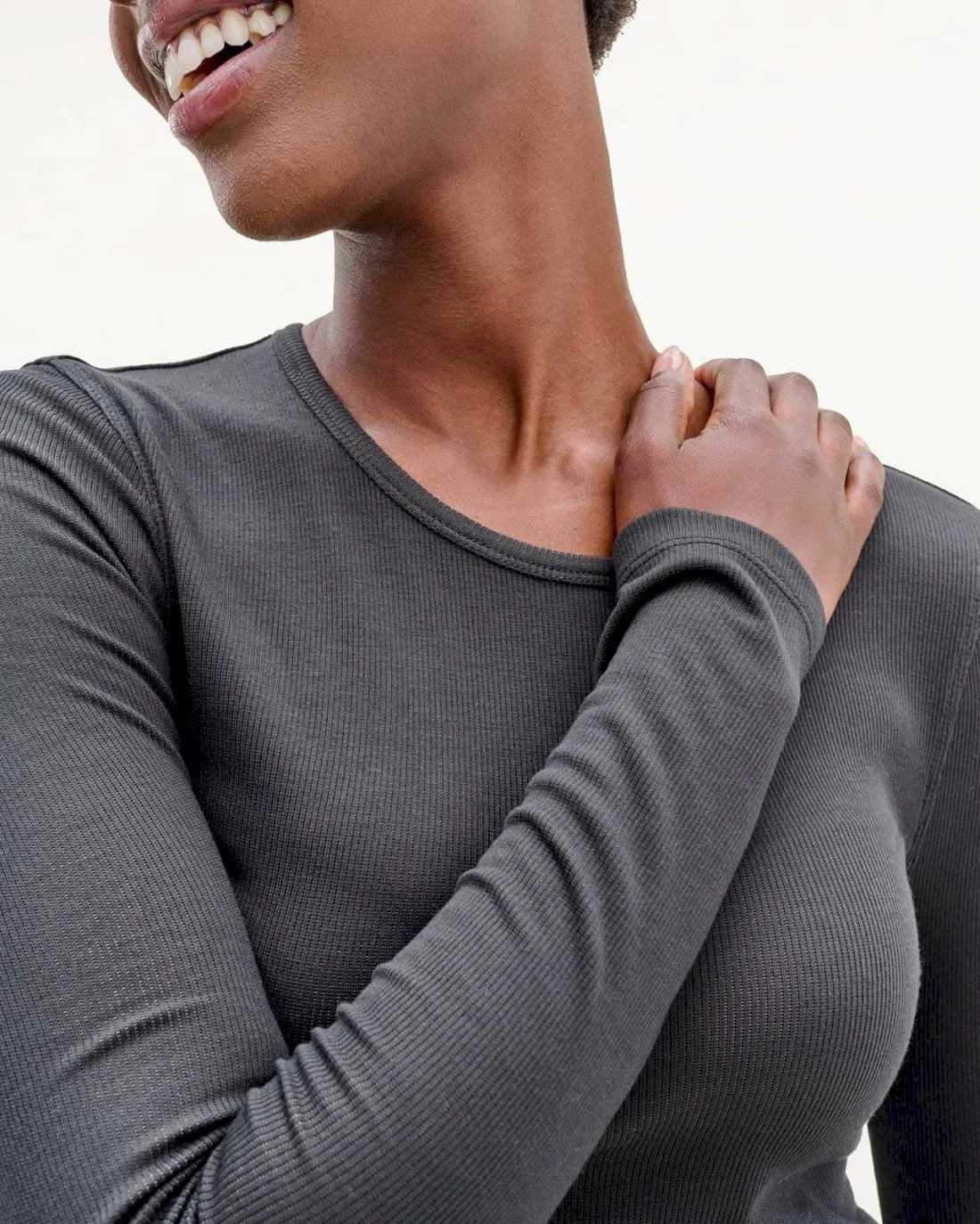 Essential Rib Long Sleeve Tee sold by Splendid product image thumbnail 2