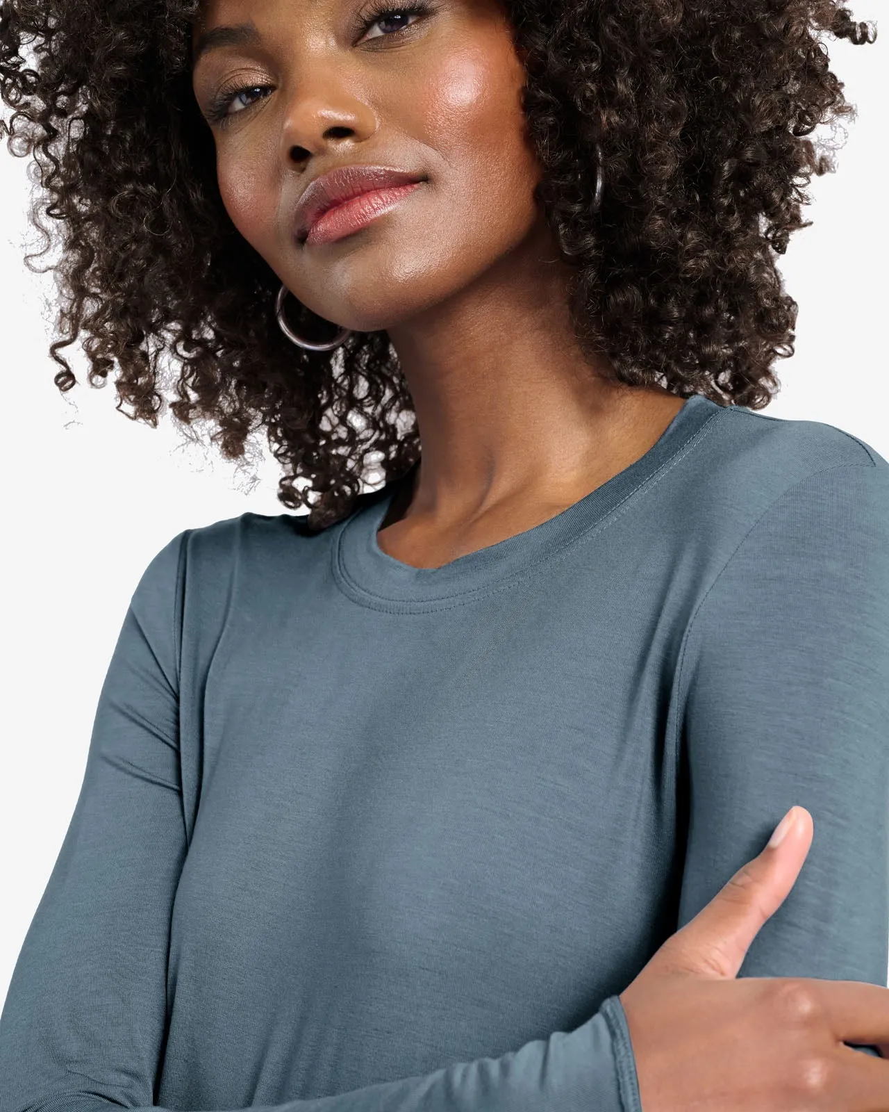 Bamboo Jersey Long Sleeve Tee sold by Splendid product image thumbnail 2