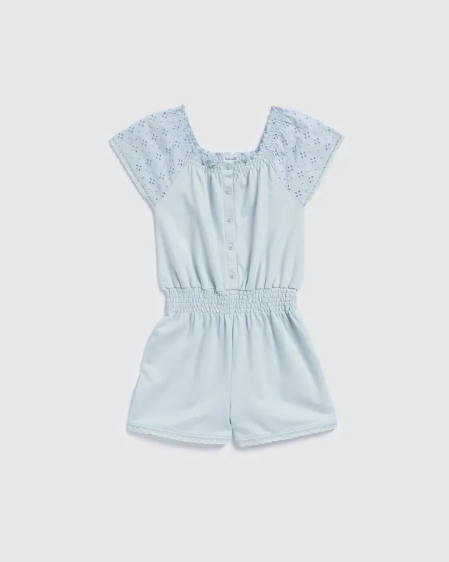 Girls Breezy Eyelet Romper sold by Splendid