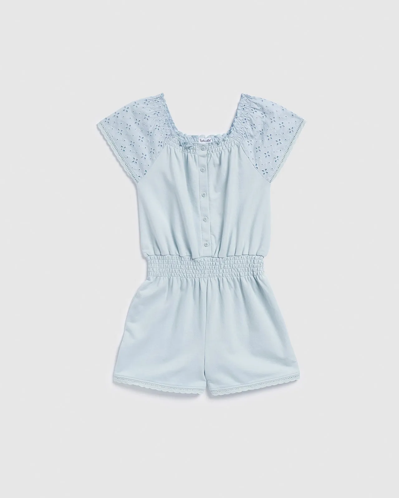 Girls Breezy Eyelet Romper sold by Splendid