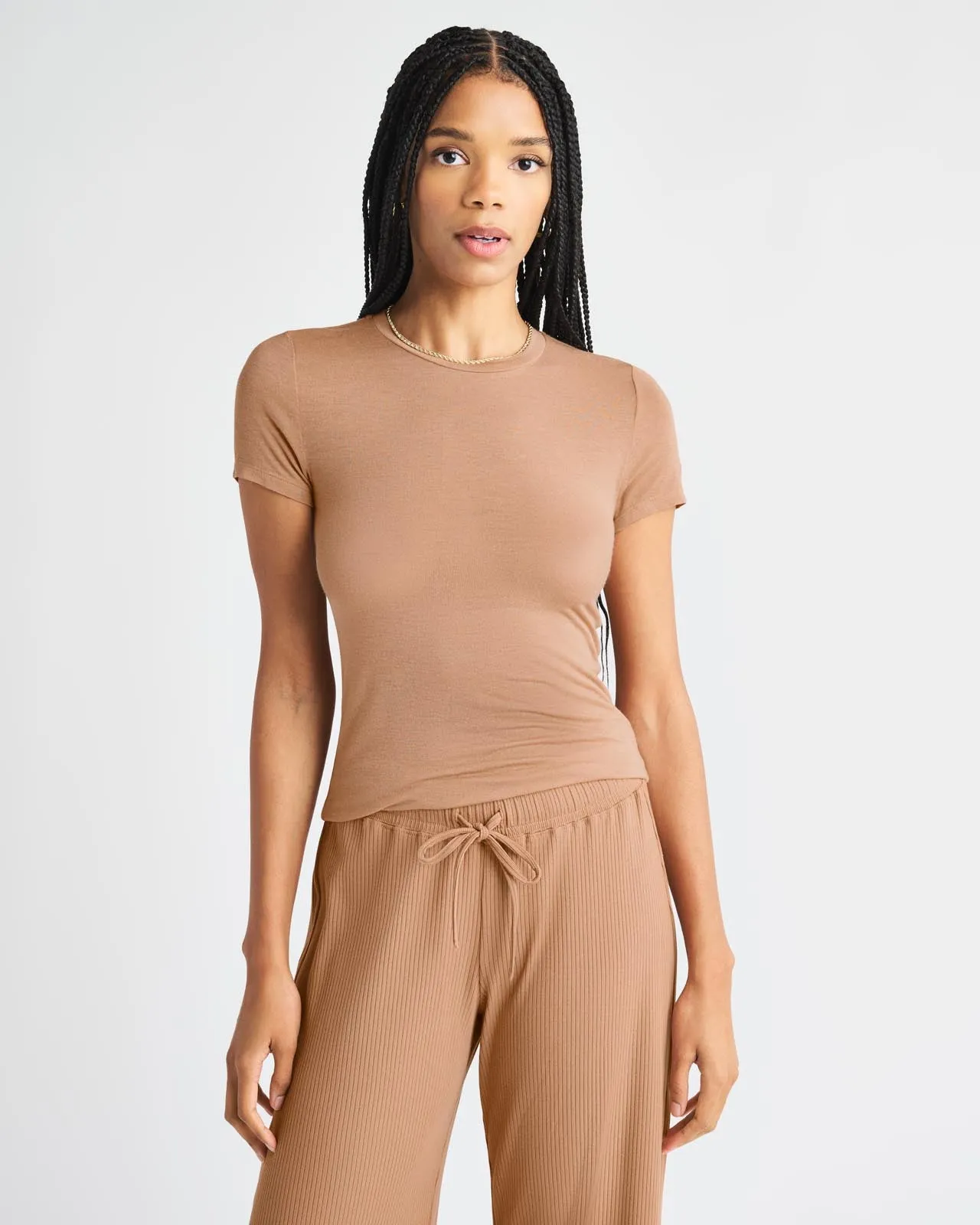 Sheer Everywhere LYR Short Sleeve Tee sold by Splendid