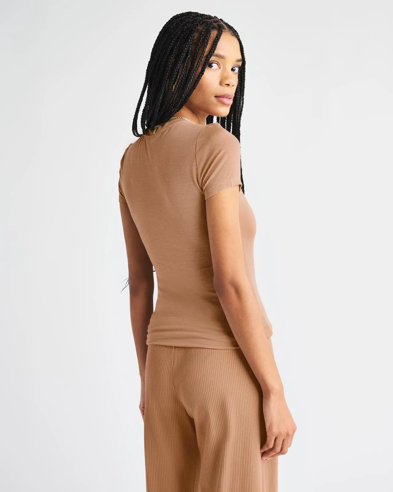 Sheer Everywhere LYR Short Sleeve Tee sold by Splendid product image thumbnail 4