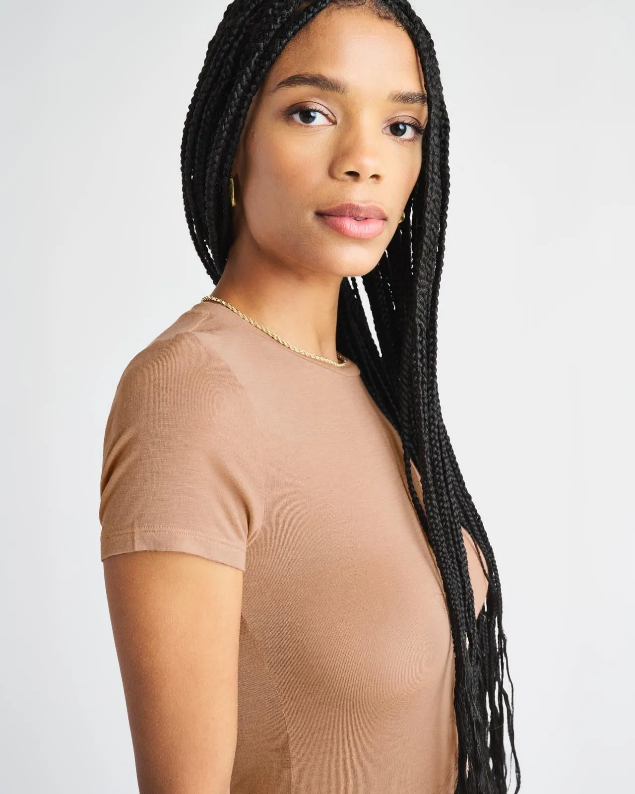 Sheer Everywhere LYR Short Sleeve Tee sold by Splendid product image thumbnail 5