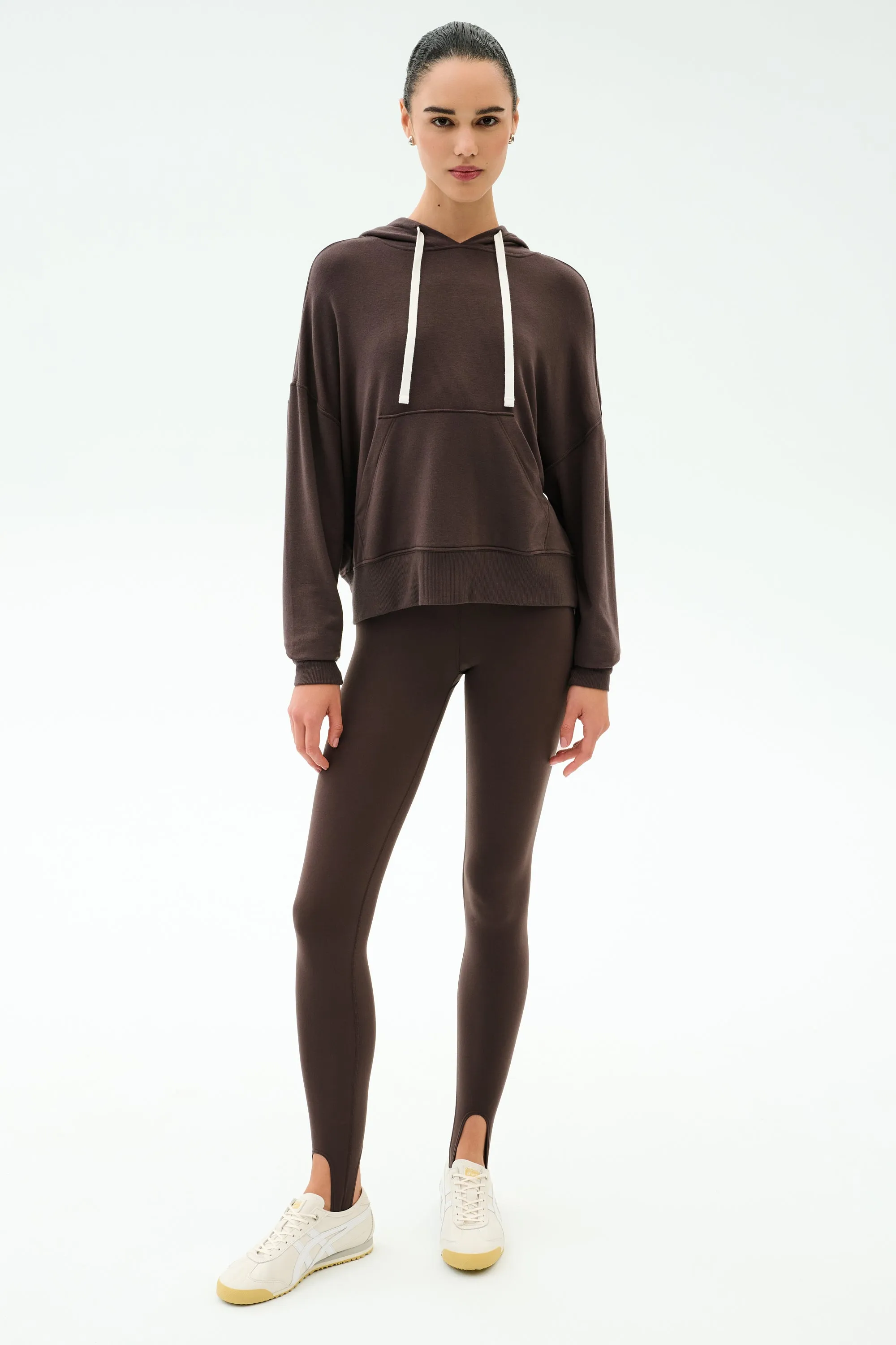 Joey Long Sleeve Hoodie - Dark Chocolate sold by Splits59 product image thumbnail 4