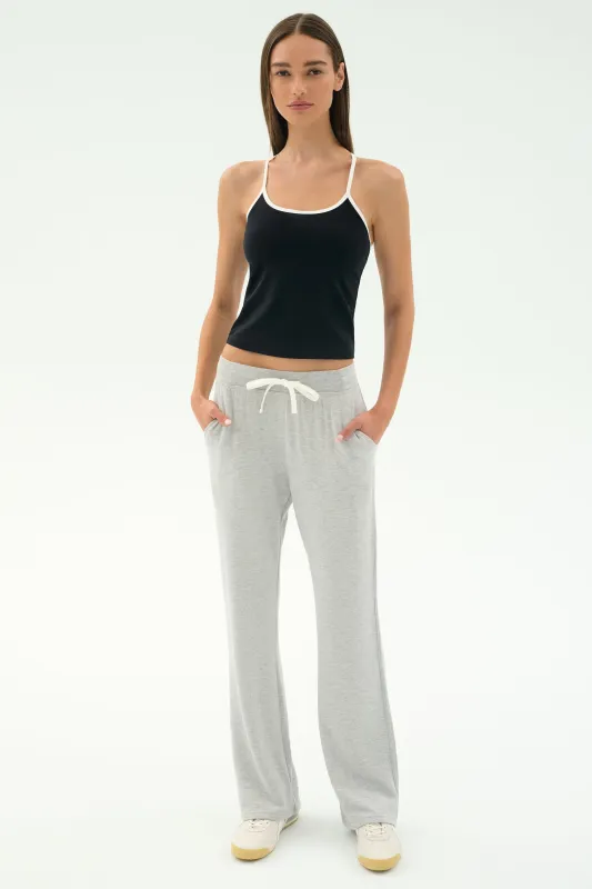 Raven Fleece Full Length Sweatpant - Heather Grey made by Splits59