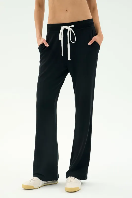 Raven Fleece Full Length Sweatpant - Black made by Splits59