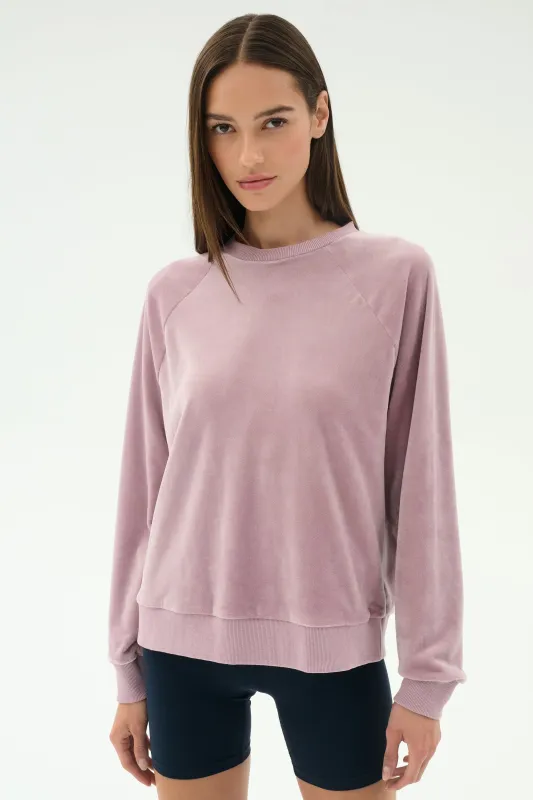 Joy Velour Crewneck made by Splits59
