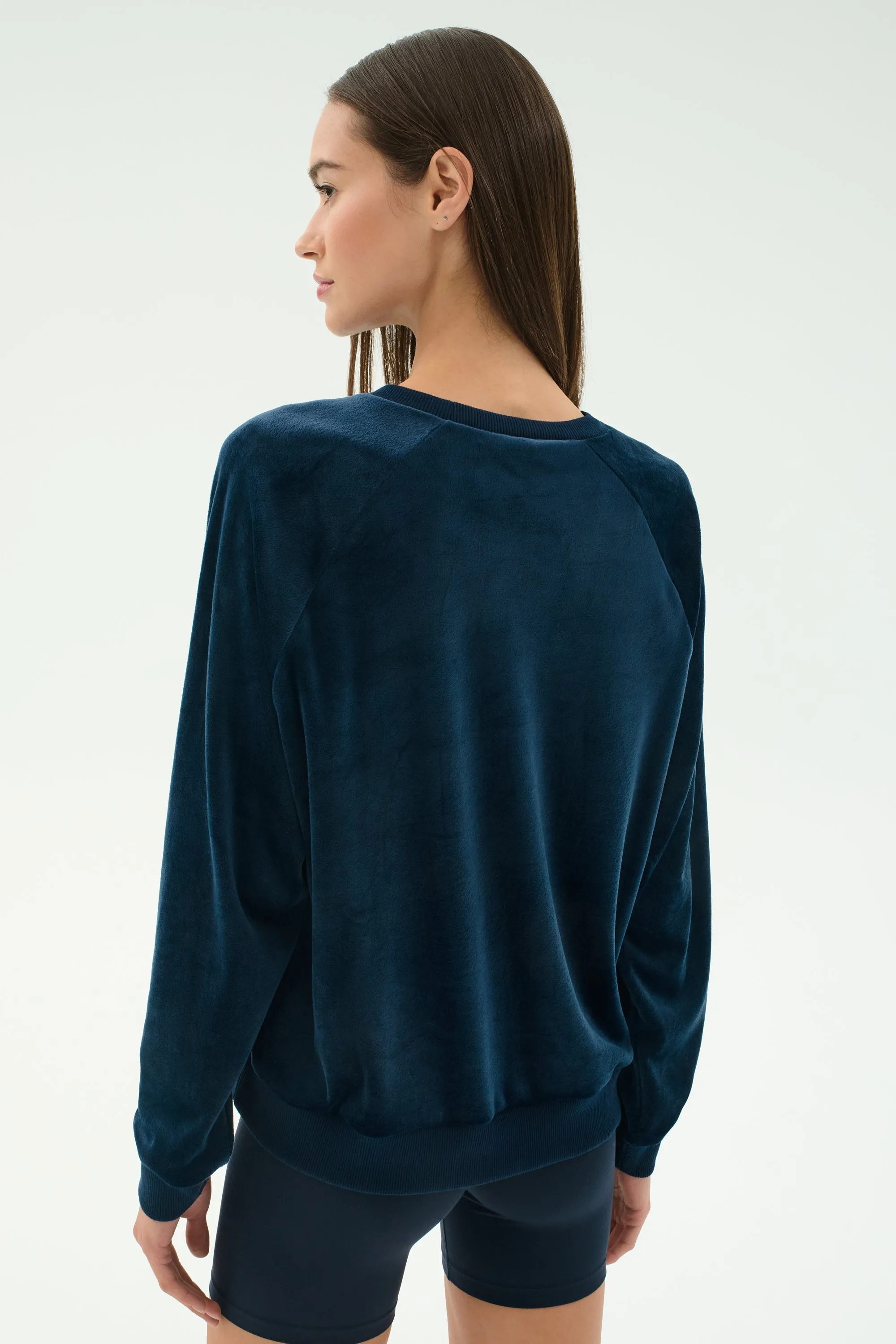 Joy Velour Crewneck - Indigo sold by Splits59 product image thumbnail 3