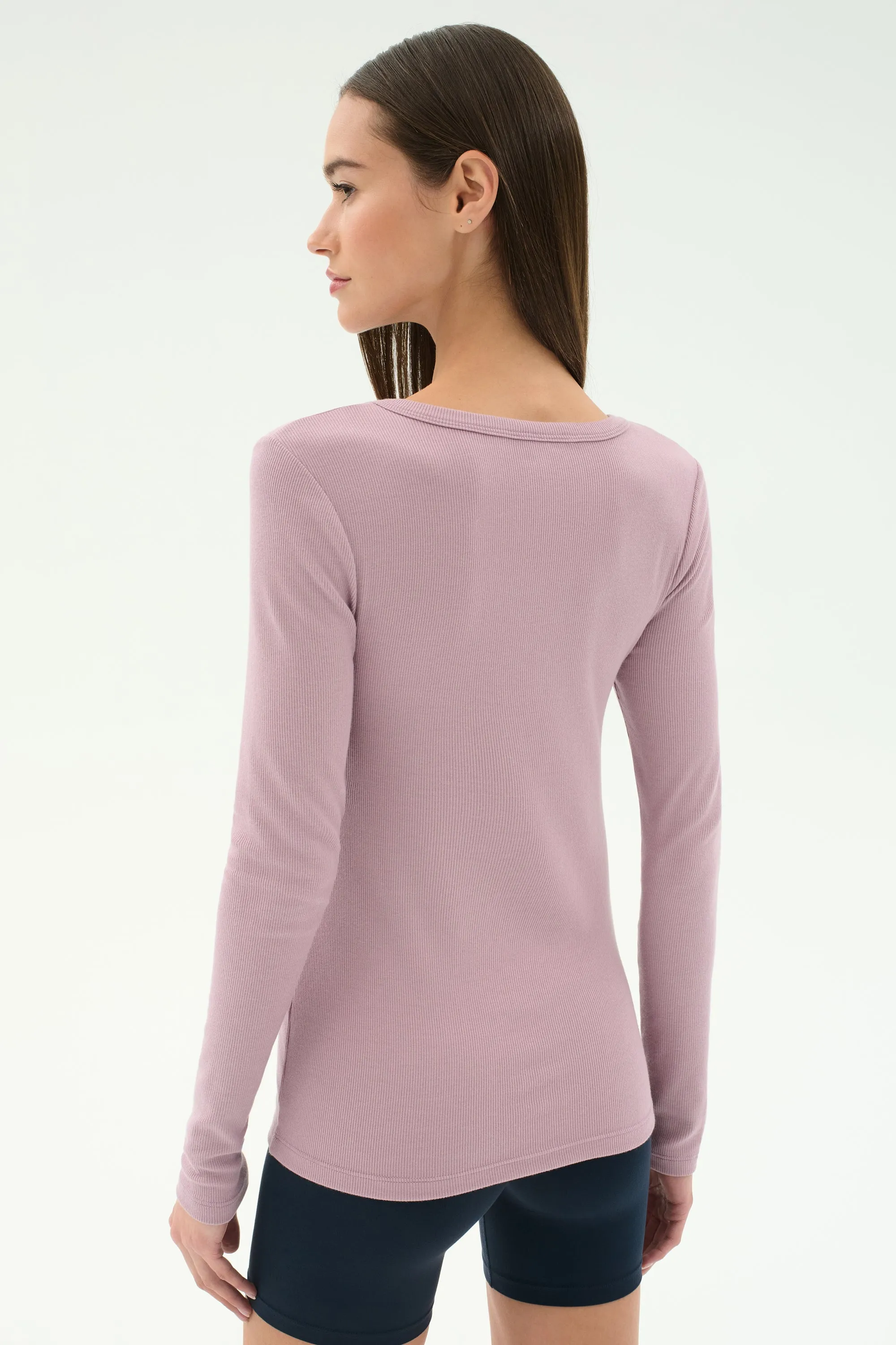 Louise Rib Henley - Blush sold by Splits59 product image thumbnail 3