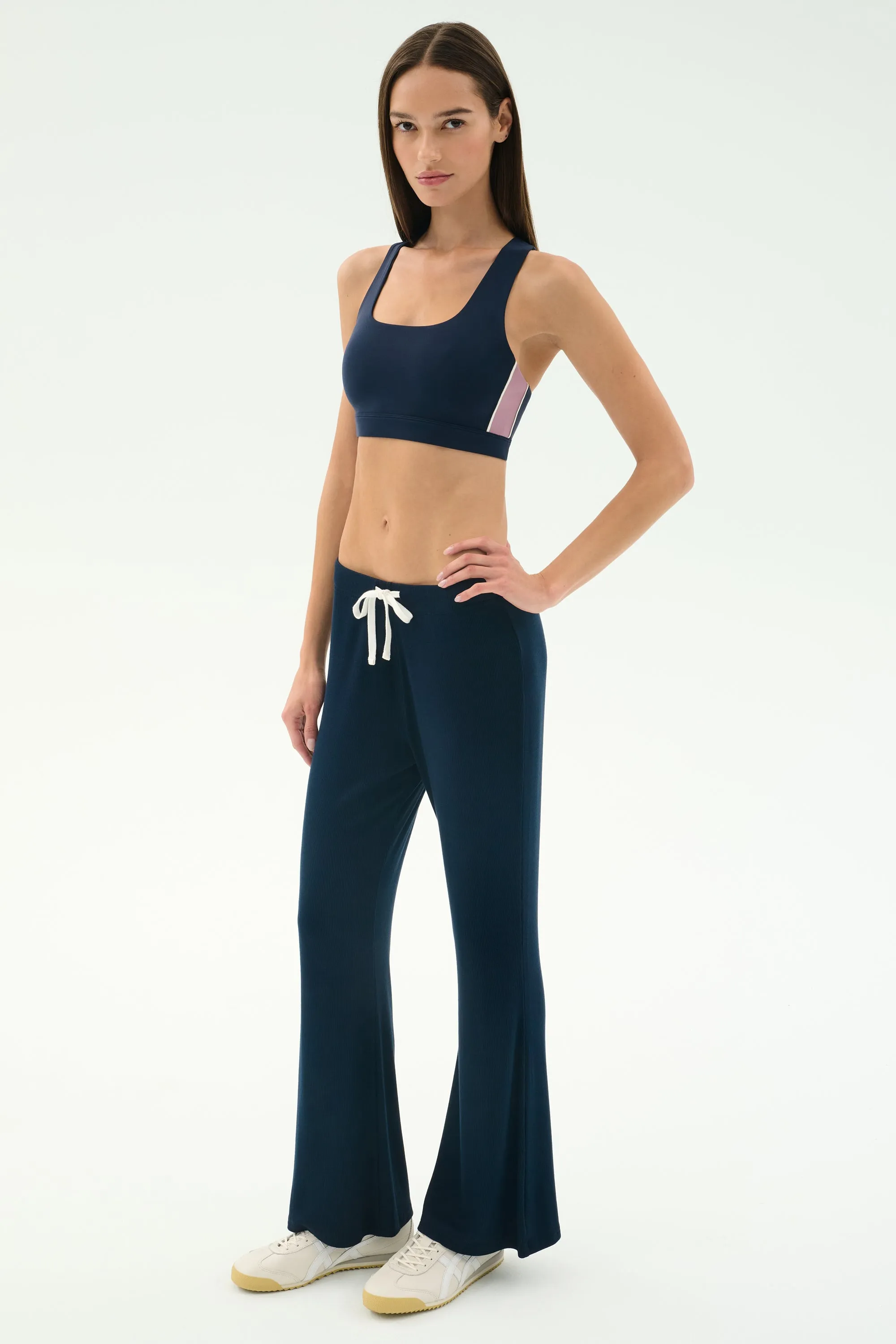 Blaire Rib Pant - Indigo sold by Splits59 product image thumbnail 5