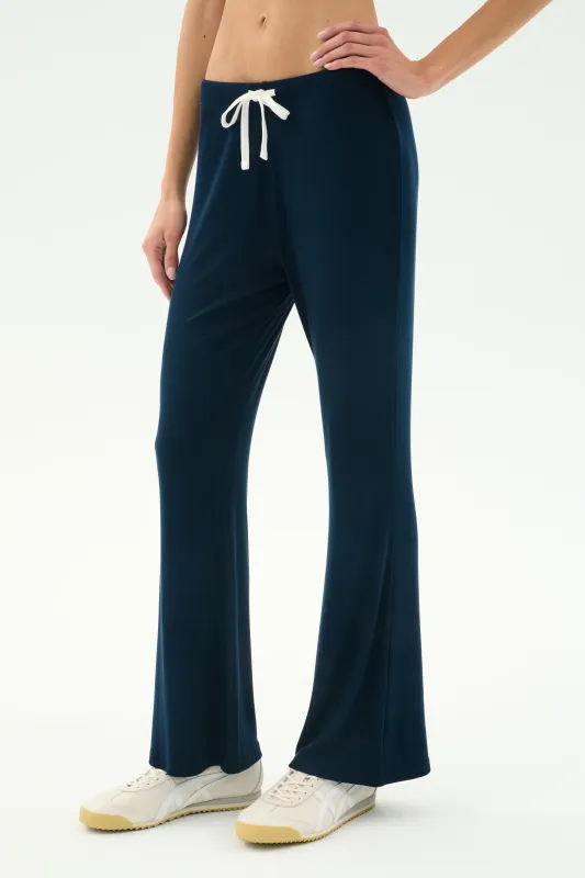 Blaire Rib Pant - Indigo sold by Splits59