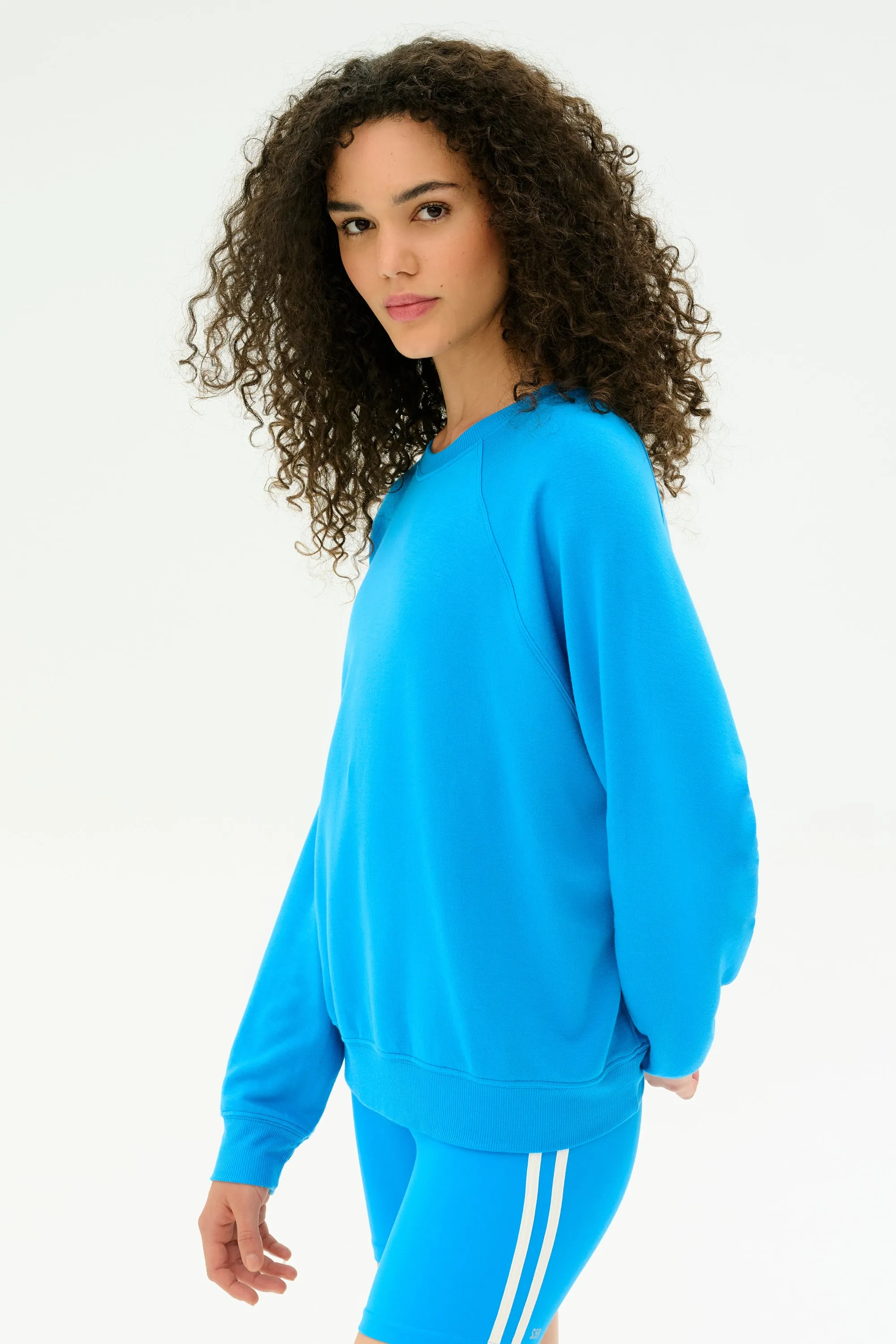 Andie Fleece Sweatshirt - Riviera sold by Splits59 product image thumbnail 2