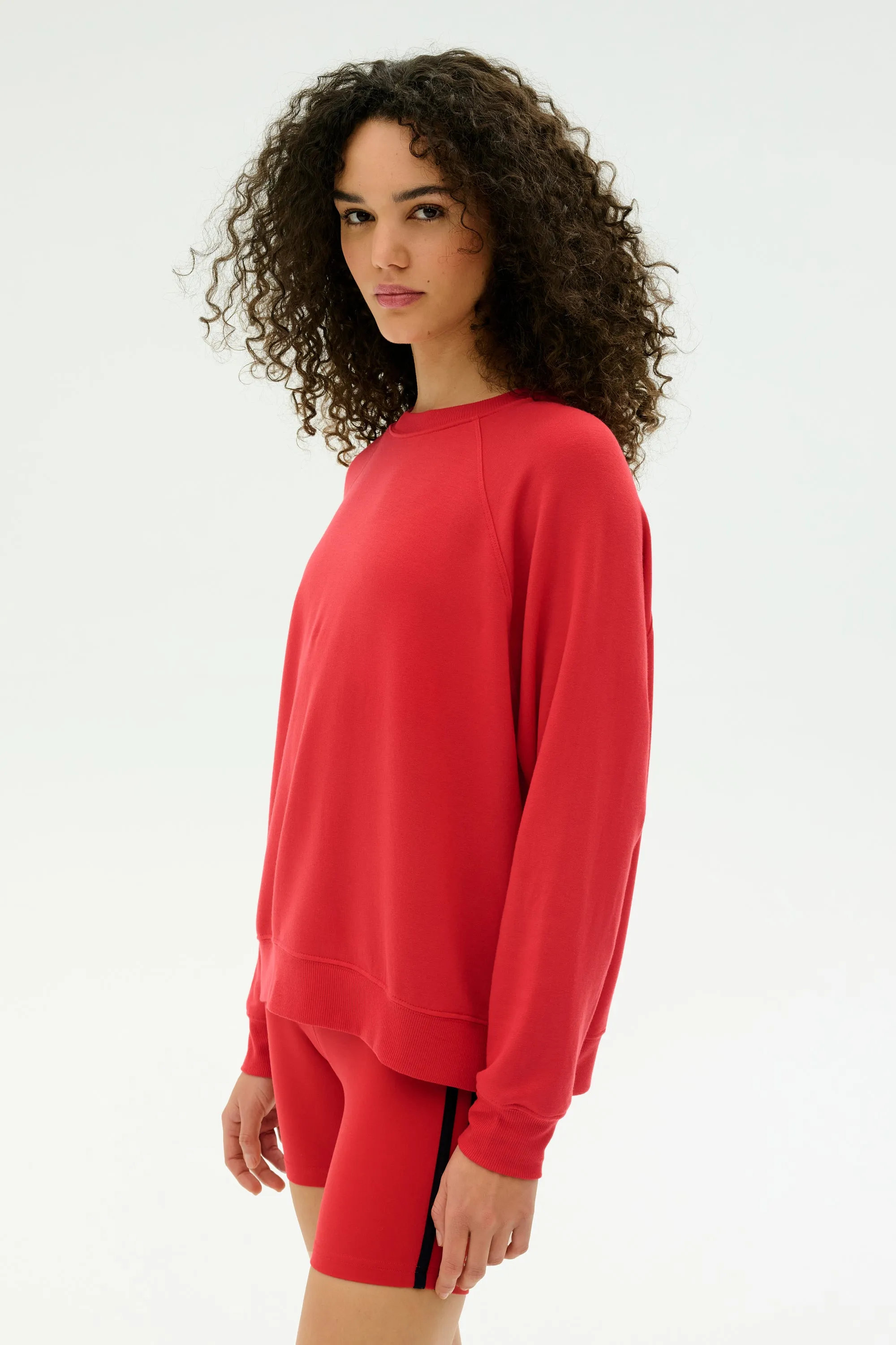 Andie Fleece Sweatshirt - Pirate Red sold by Splits59 product image thumbnail 2
