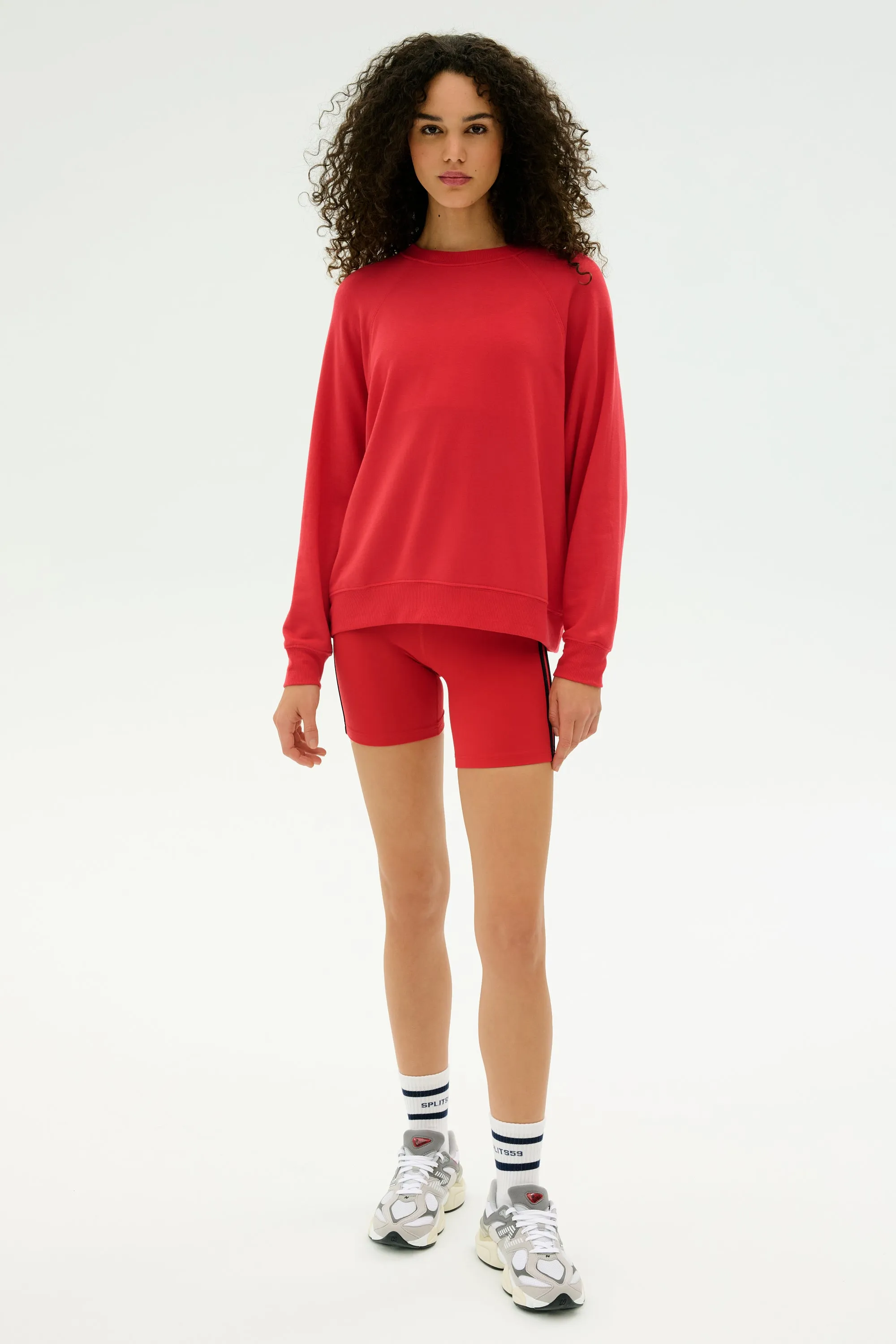 Andie Fleece Sweatshirt - Pirate Red sold by Splits59 product image thumbnail 4