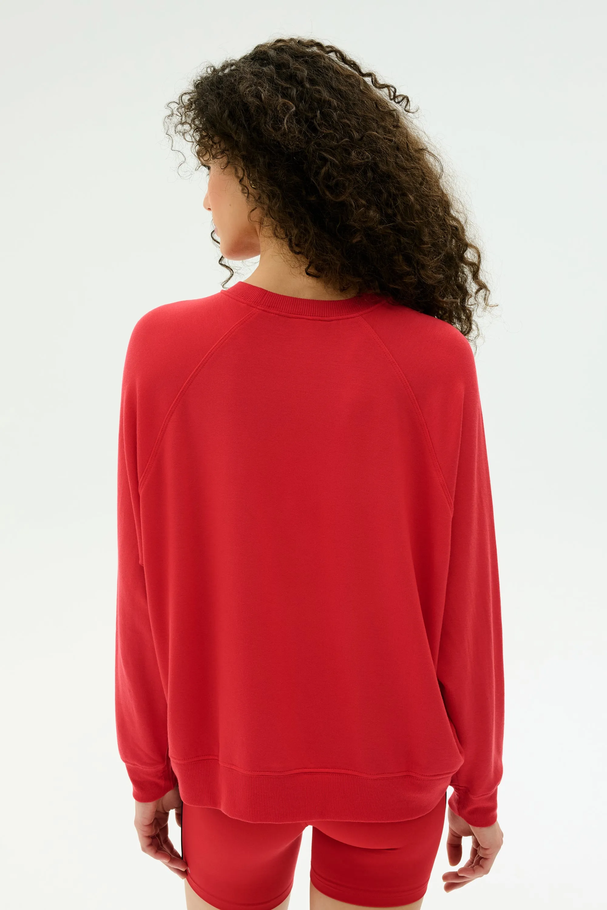 Andie Fleece Sweatshirt - Pirate Red sold by Splits59 product image thumbnail 3